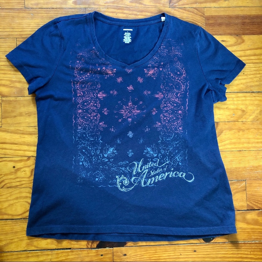 America Themed Tee